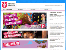 Tablet Screenshot of bokakultur.botkyrka.se